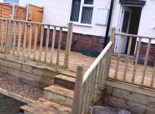 garden decking construction Stourport on severn
