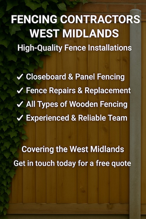 Garden Fencing West Midlands