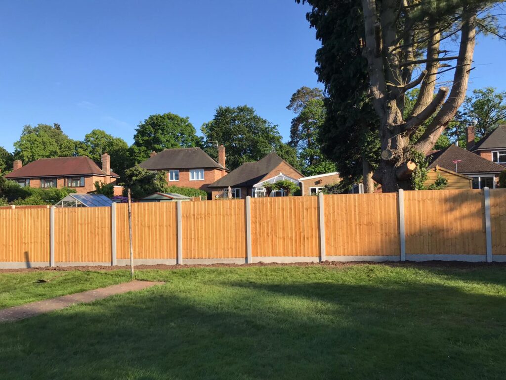 Garden Fence Replacement in Stourport-on-Severn