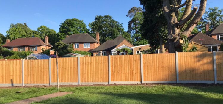 Garden Fence Replacement in Stourport-on-Severn