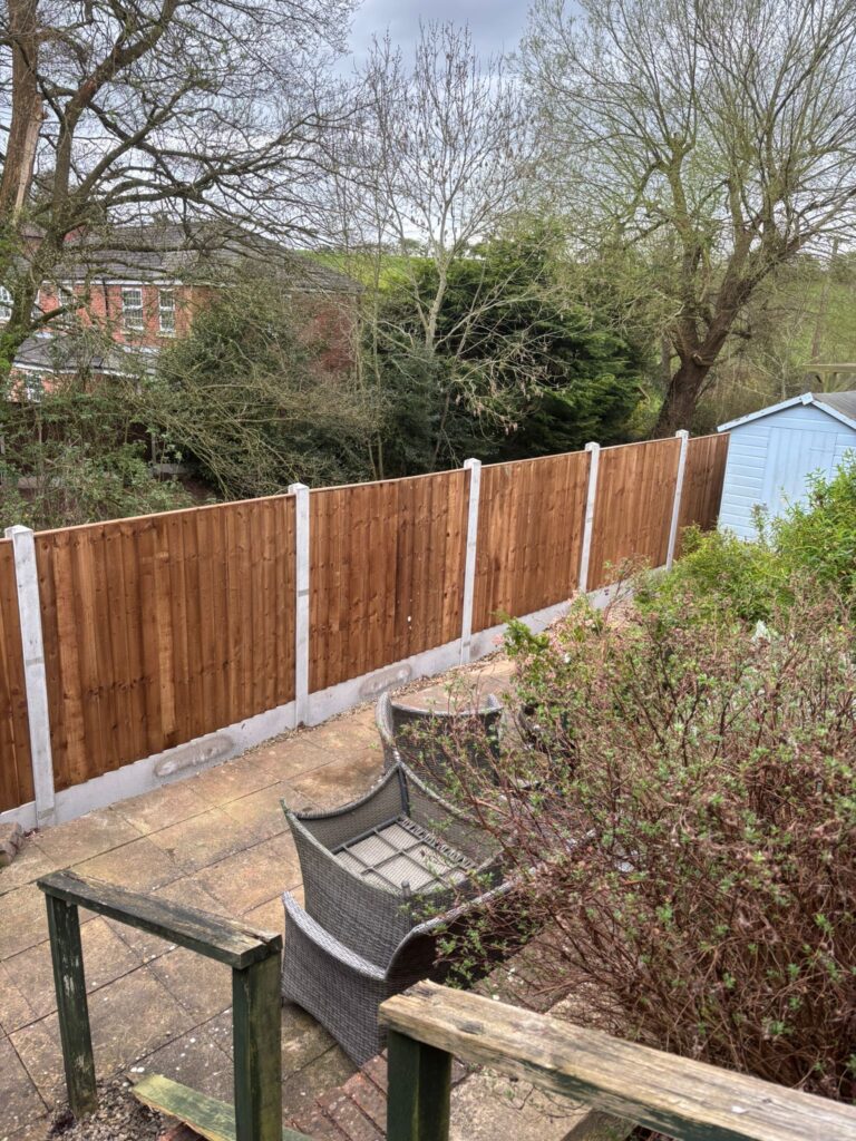 New Garden Fencing Cleobury Mortimer