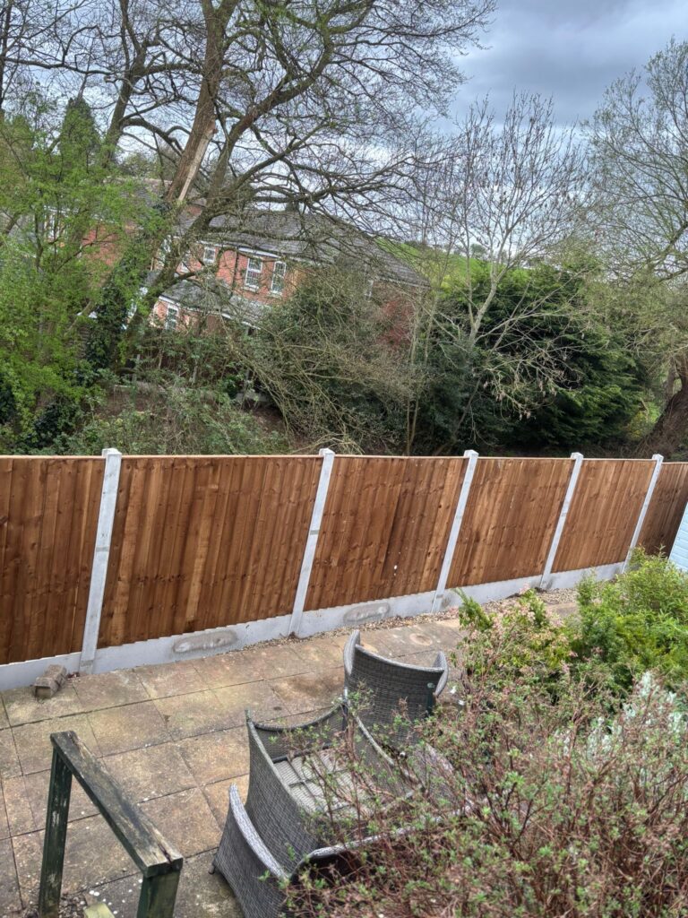 New Garden Fencing Cleobury Mortimer