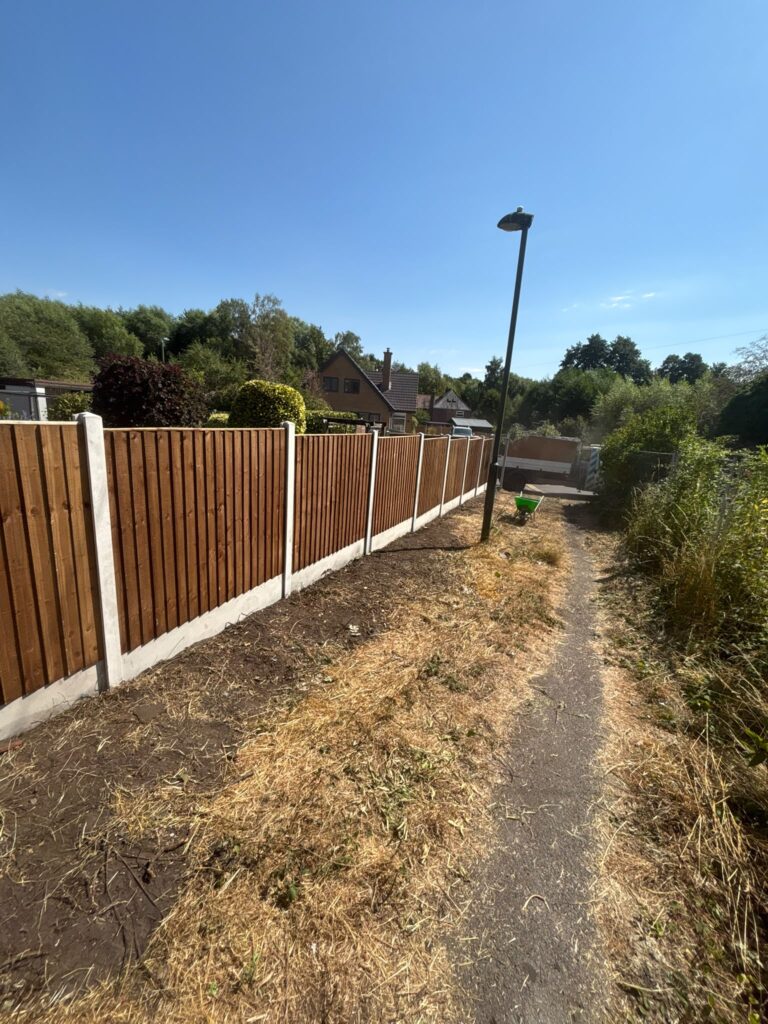 Garden fencing Hartlebury