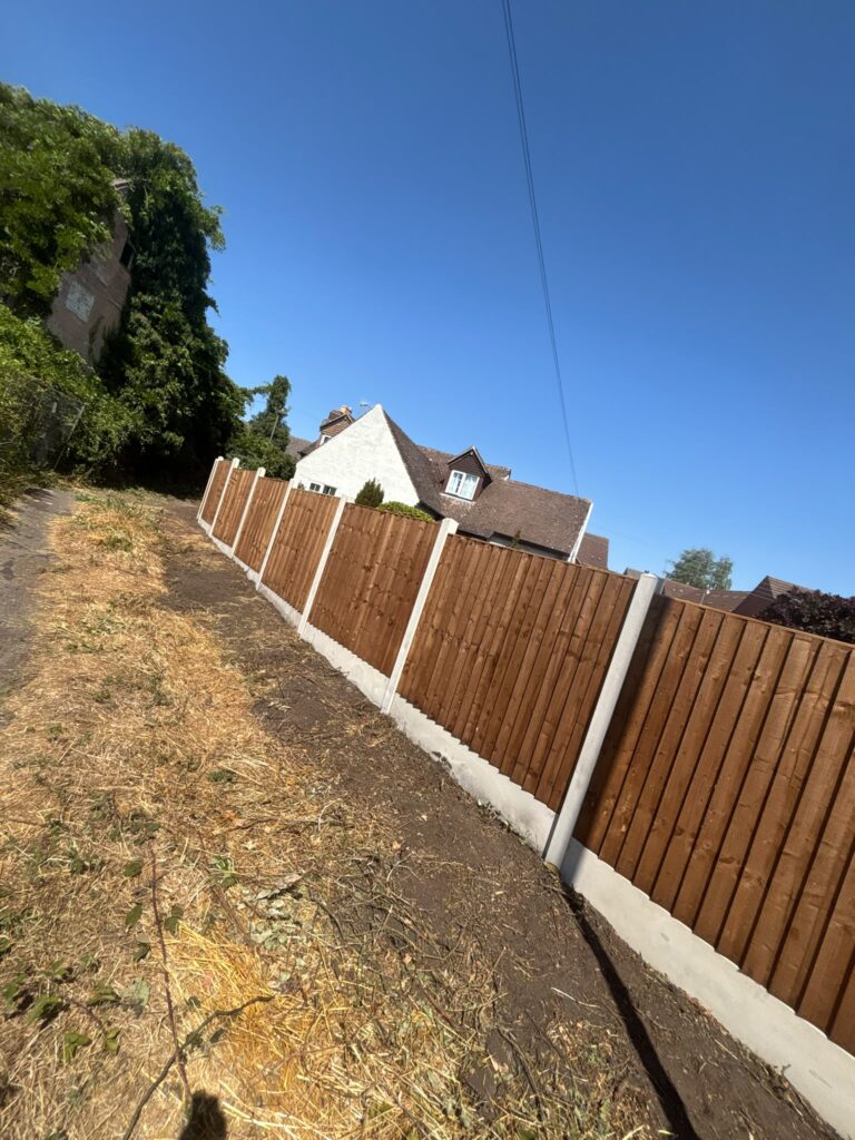 Garden fencing Hartlebury