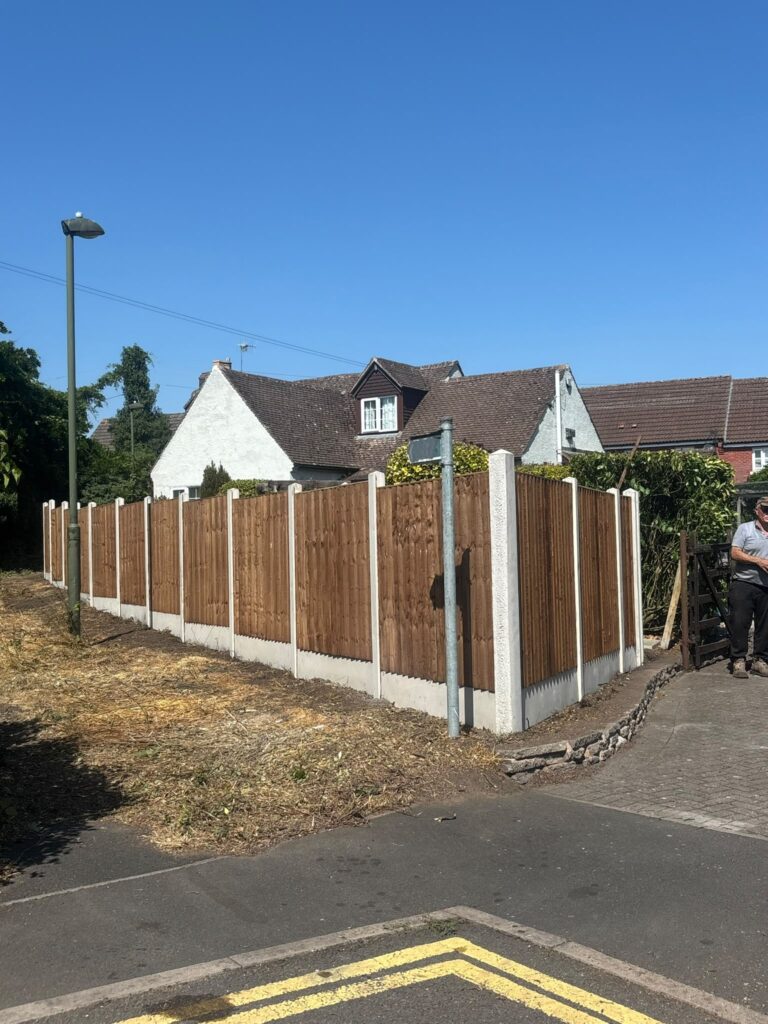 Garden fencing Hartlebury
